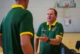 K. Maksvytis pristatė išplėstinį Lietuvos krepšinio rinktinės žaidėjų sąrašą