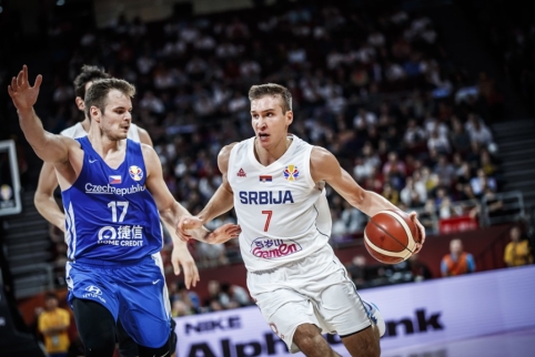 Čekų pasipriešinimą atlaikiusi Serbija finišavo penktoje pozicijoje