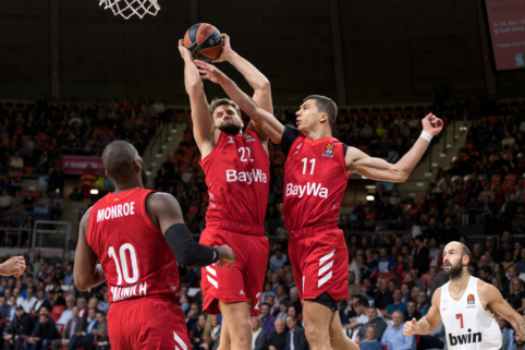 „Olympiacos“ palaužęs „Bayern“ nutraukė trijų nesėkmių seriją