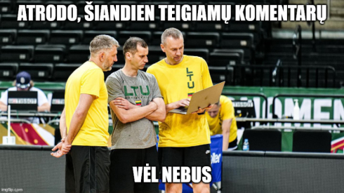 Geriausi Lietuvos ir Slovėnijos rungtynių memai